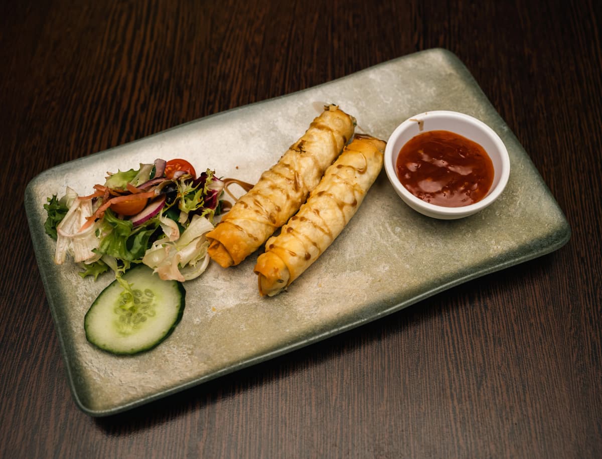 Illustrated storefront of Bar Kroketa at Broadgate Circle